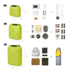 Sacs sous vide compressibles NATUREHIKE : organisez et économisez de l'espace